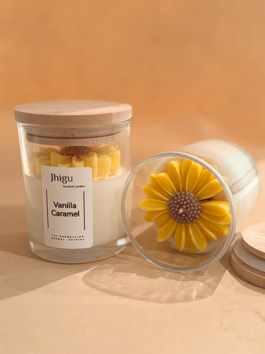 Flower Jar Candle