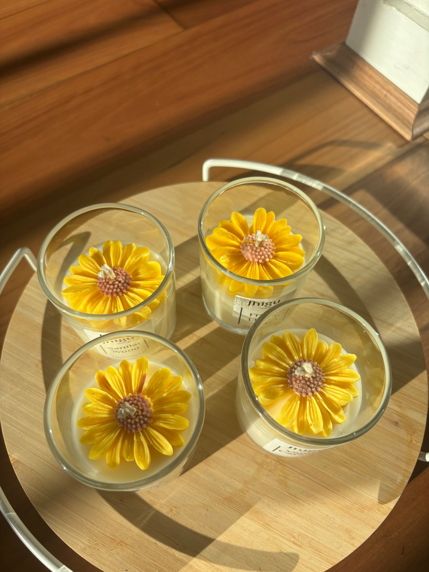 Flower Jar Candle